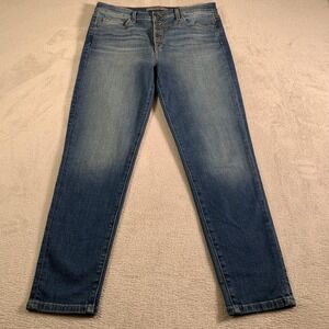 Joe's Jeans Jeans Womens 31 Blue High Rise Skinny Button Fly Stretch Denim Ankle